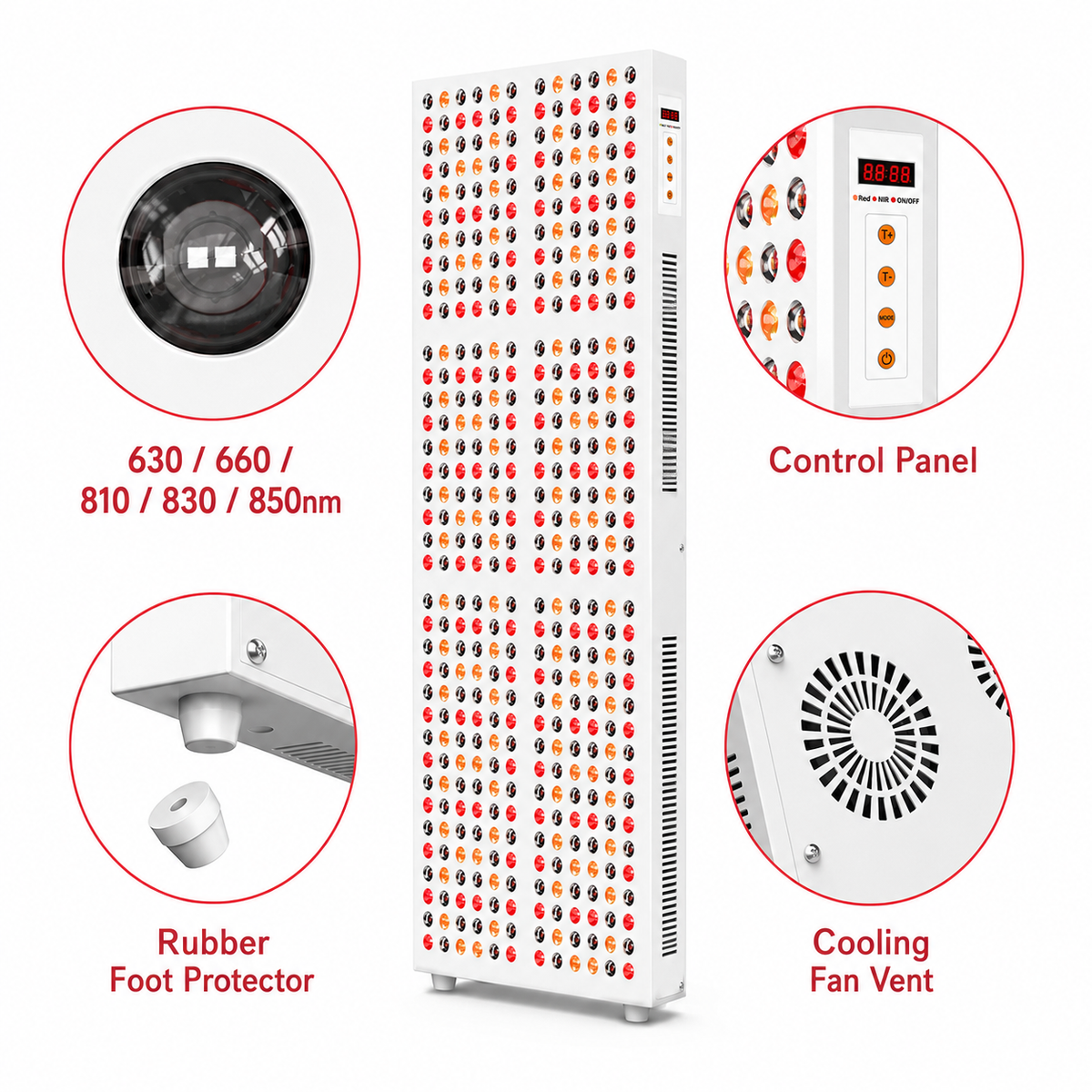 iReliev Full-Body Red and Near-Infrared Panel, 2400W