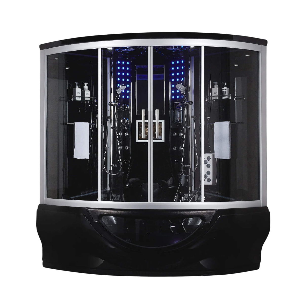 Maya Bath Platinum Superior Steam Shower with Foot Massager