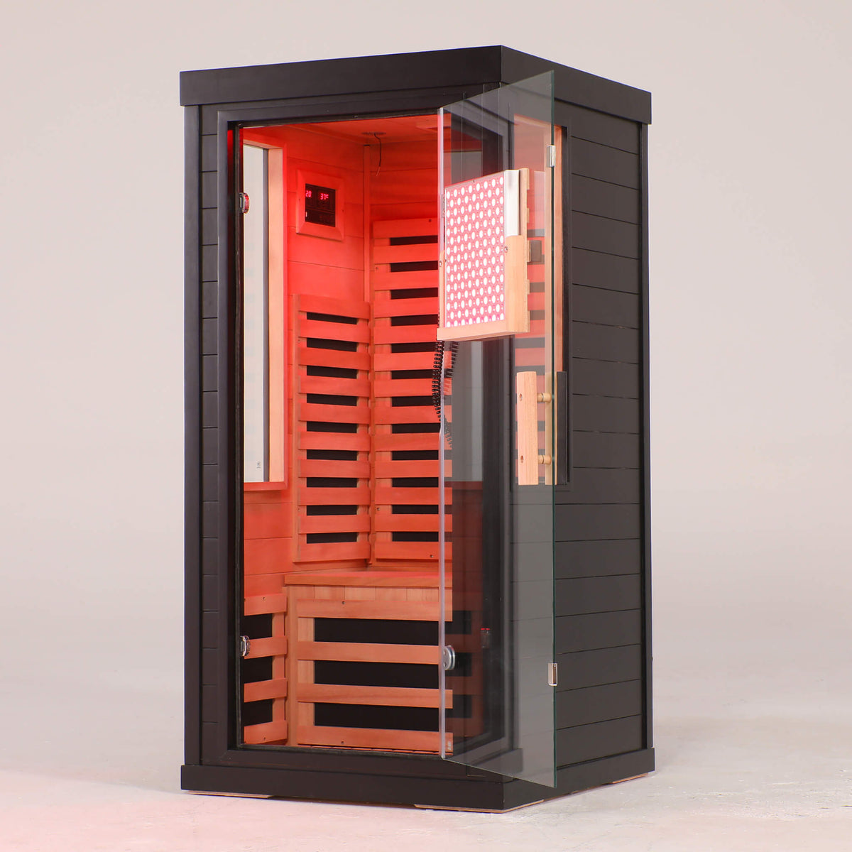 Aurelo 2-Person Indoor Infrared Sauna with Red Light