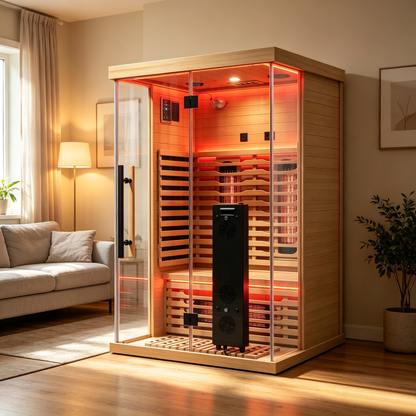 Blisspod Vantaa Red 2-Person Full-Spectrum Sauna