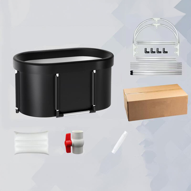 Portable Foldable Ice Bath Tub with Insulated Cover