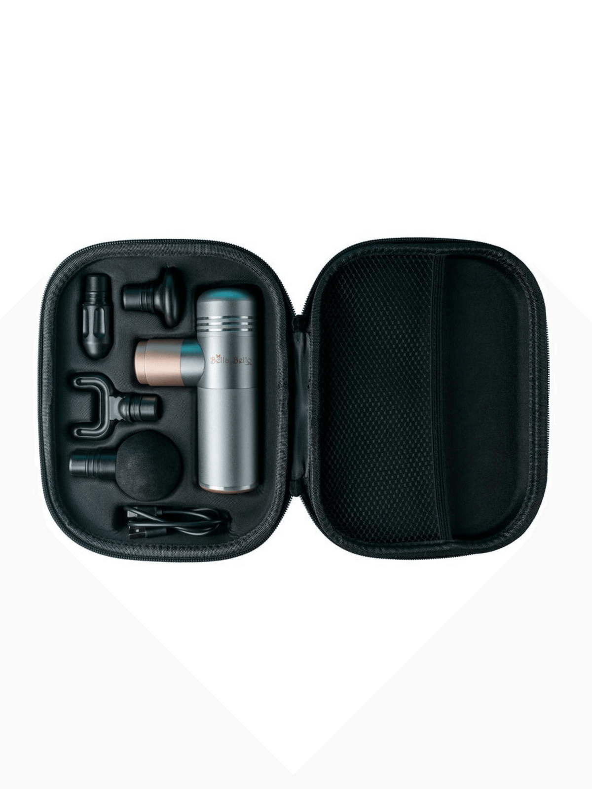 Bella2Bello G9 Mini Massage Gun, Silver