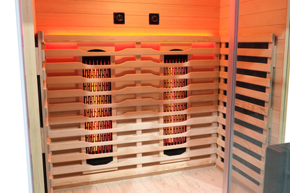Blisspod Vantaa Red 2-Person Full-Spectrum Sauna