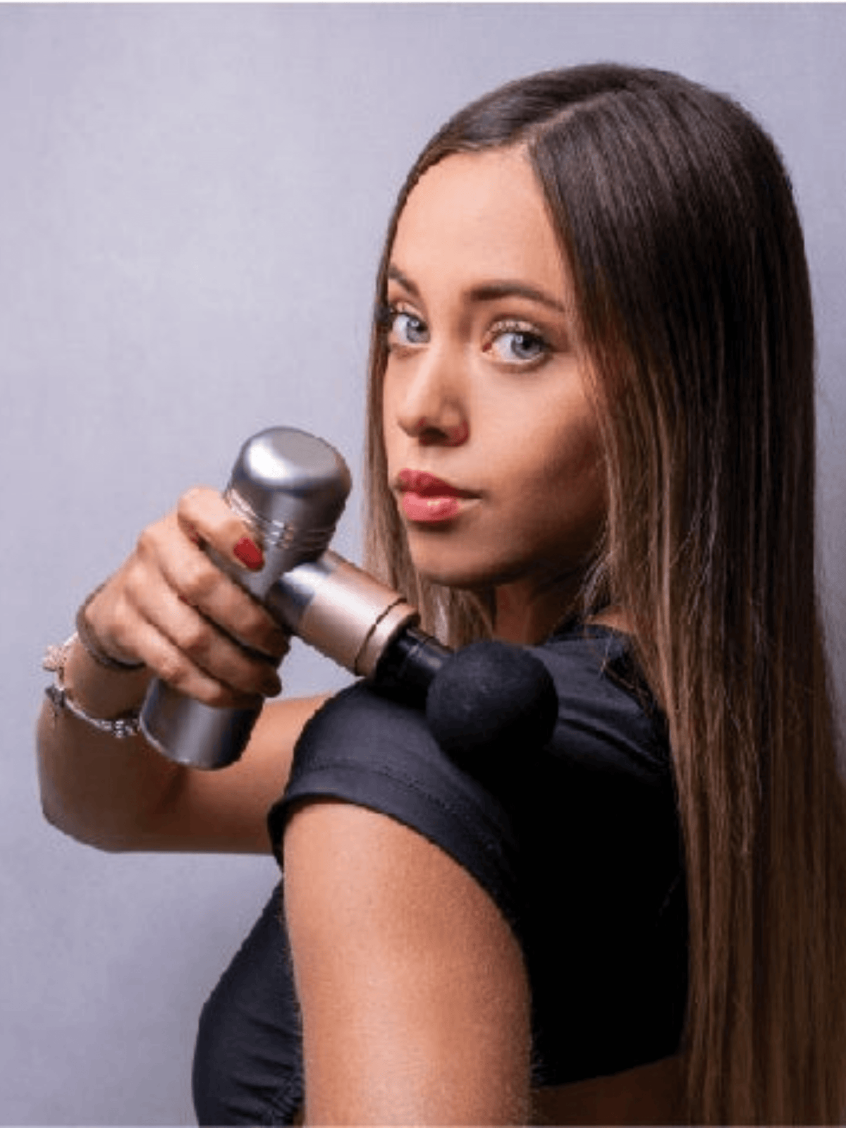 Bella2Bello G9 Mini Massage Gun, Silver