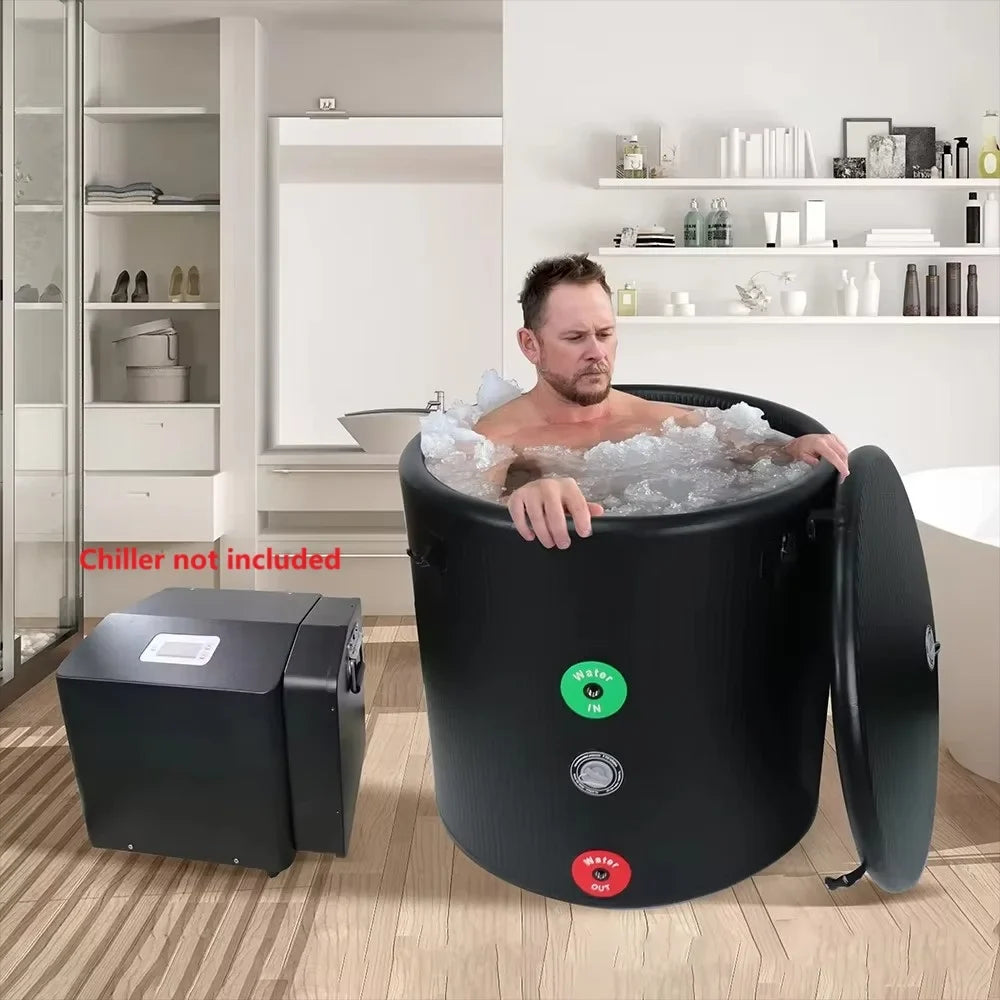 Pro Elite 90 cm Inflatable Ice Bath Pod with Insulated Lid