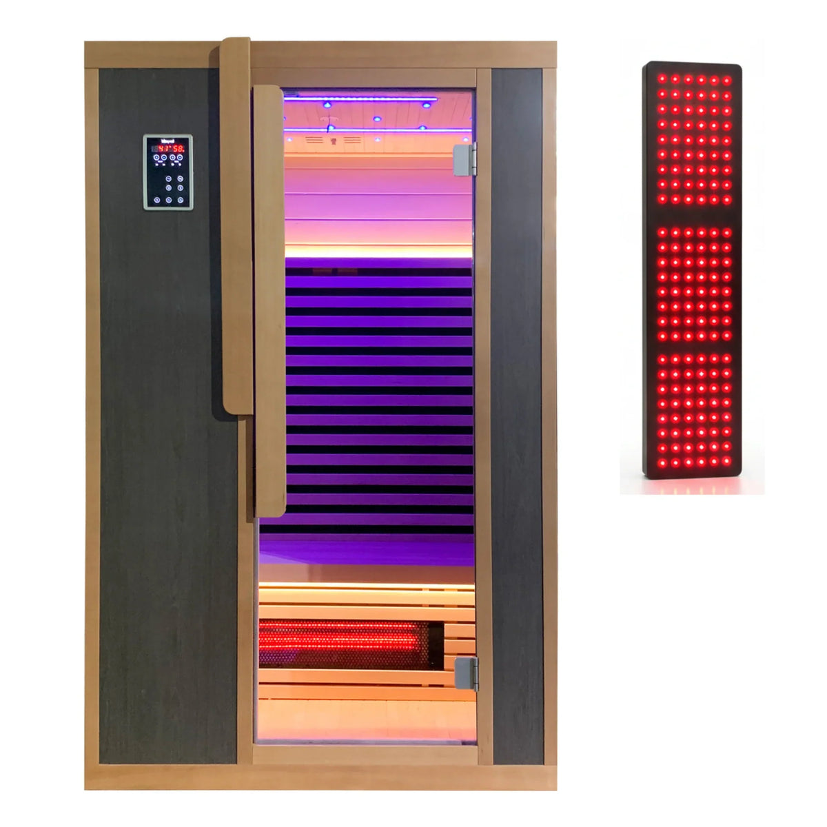 Blisspod Bergen 2-Person Full-Spectrum Sauna with Red Light