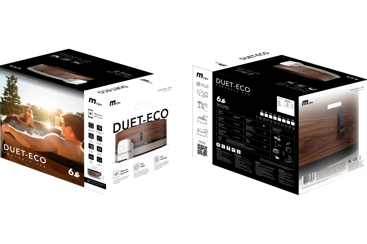 MSpa Duet 6-Person Verto Rigid Hot Tub