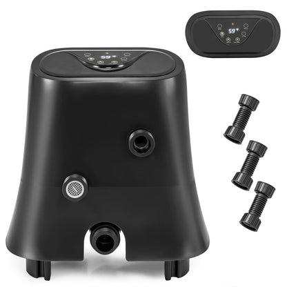 Costway 1350W Electric Heater Pump for Inflatable Hot Tubs, Black