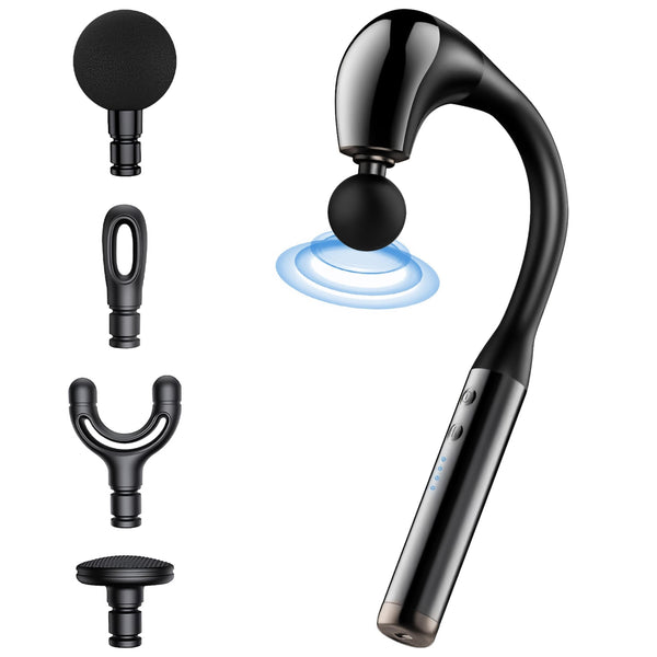 iMounTEK Long-Handle Massage Gun with 4 Heads