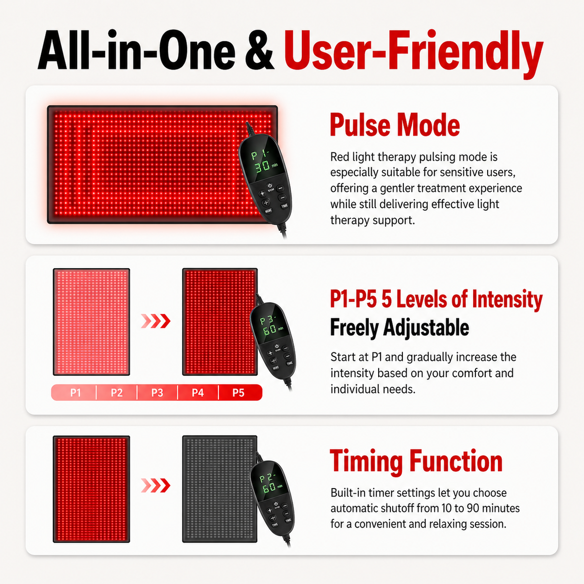 iReliev FullGlow 180 Full-Body Red and Near-Infrared Mat