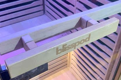 Blisspod Helsinki 2-Person Full-Spectrum Sauna with Red Light