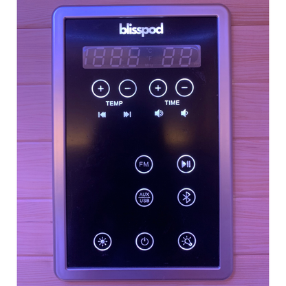 Blisspod Helsinki 2-Person Full-Spectrum Sauna with Red Light