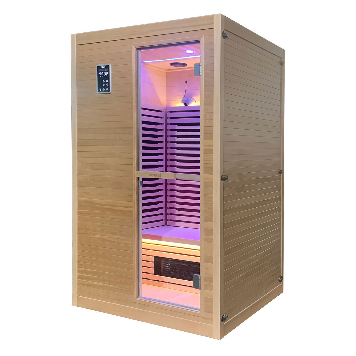 Blisspod Helsinki 2-Person Full-Spectrum Sauna with Red Light