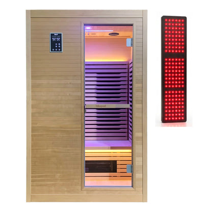 Blisspod Helsinki 2-Person Full-Spectrum Sauna with Red Light