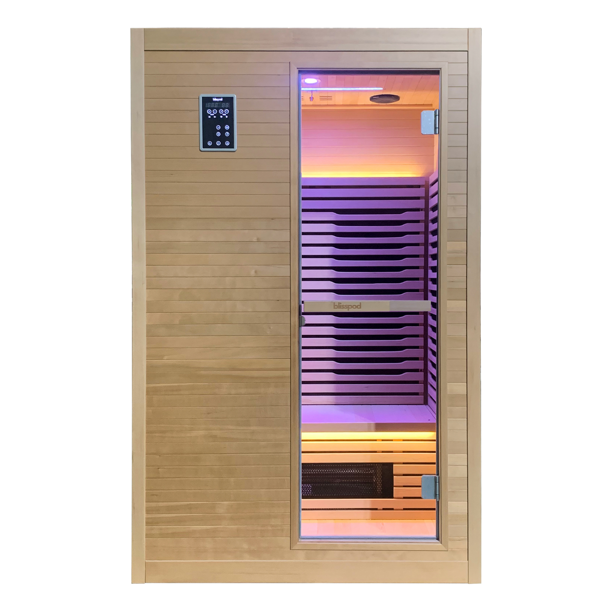 Blisspod Helsinki 2-Person Full-Spectrum Sauna with Red Light