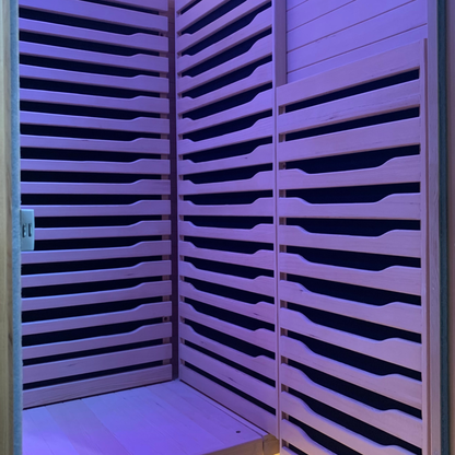 Blisspod Helsinki 2-Person Full-Spectrum Sauna with Red Light