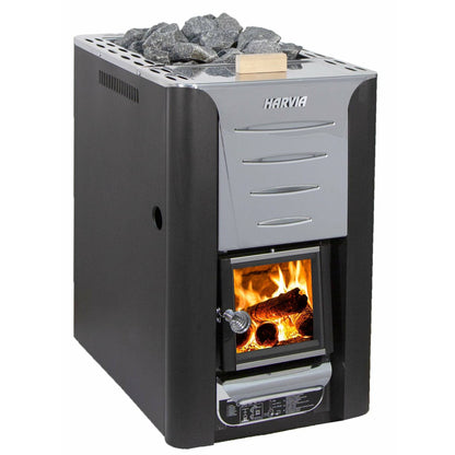 Harvia Pro 20 ES Pro Wood Burning Sauna Stove With Water Tank
