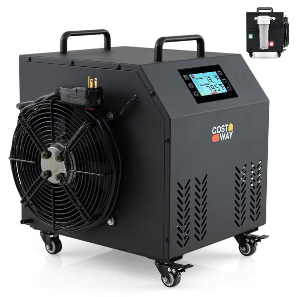 Costway 4/5 HP Ice Bath Water Chiller for Cold Plunge Tubs with Compressor, Black