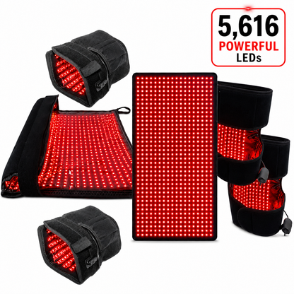 Red Light Pro Hand, Foot and Back Pad Kit