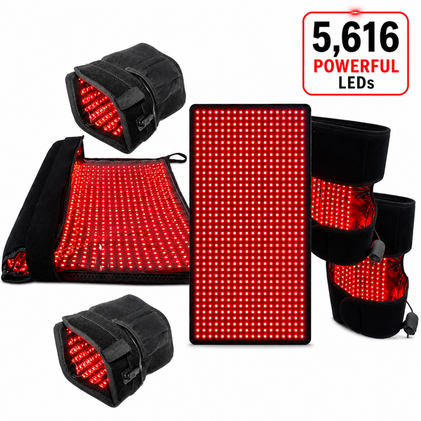 Red Light Pro Hand, Foot and Back Pad Kit