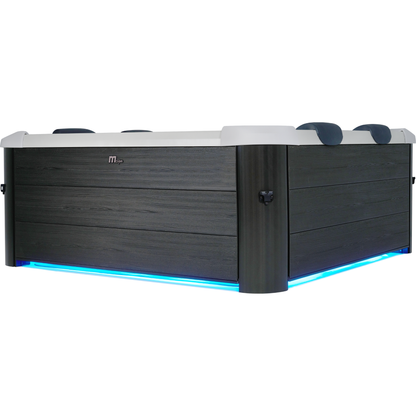 MSpa Oslo 6-Person Rigid Frame Hot Tub with Lights