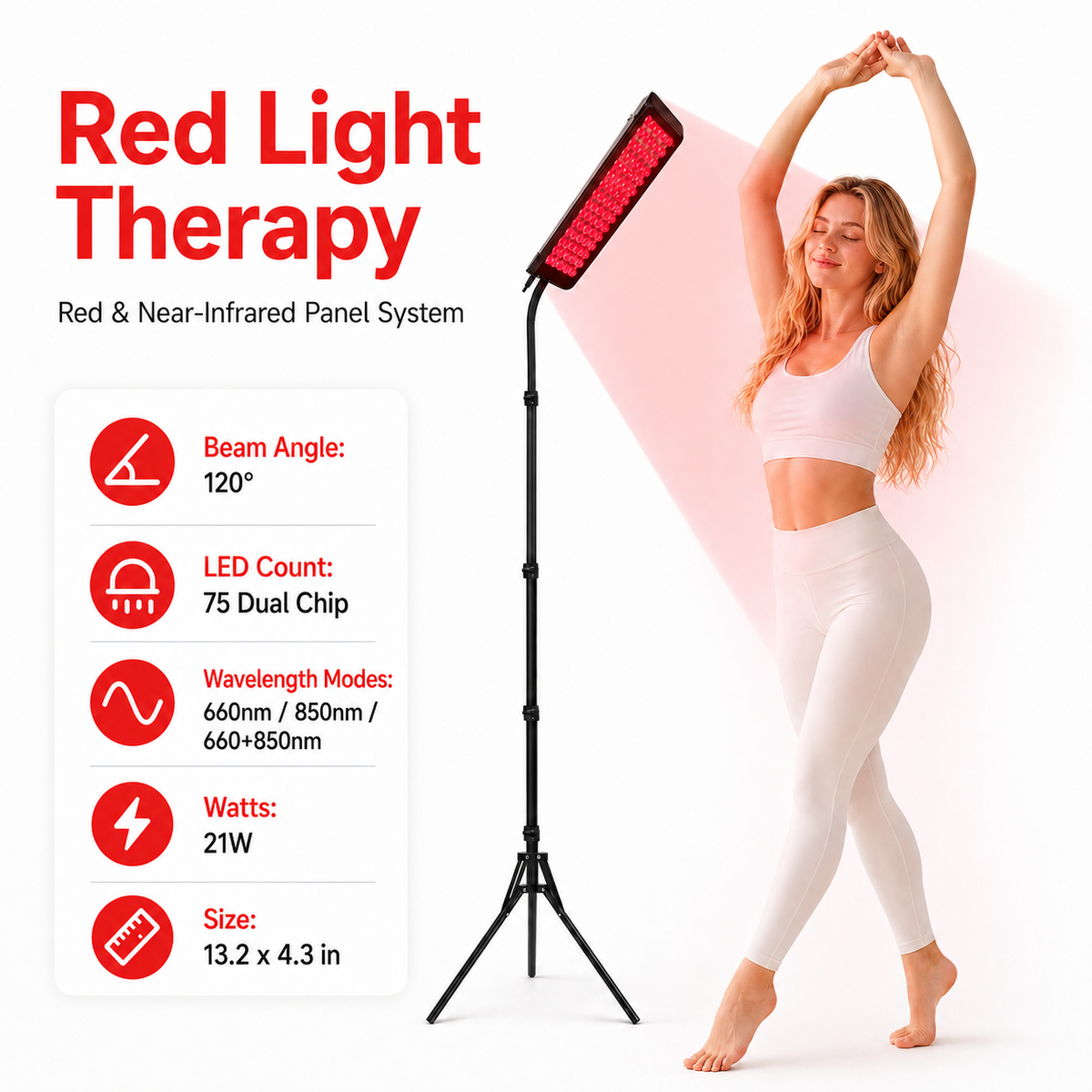 iReliev FullGlow Red and Near-Infrared Panel System