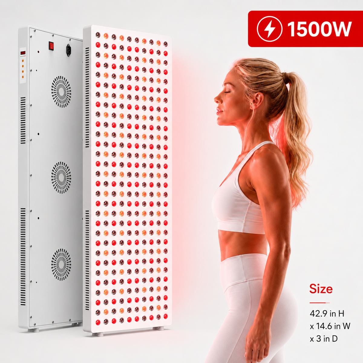 iReliev Full-Body Red and Near-Infrared Panel, 1500W