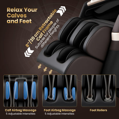 Relaxation 44 Full-Body Massage Chair with Airbags and Heat