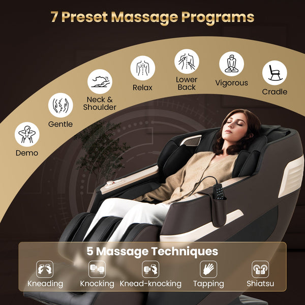Relaxation 44 Full-Body Massage Chair with Airbags and Heat