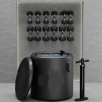 Pro Elite 90 cm Inflatable Ice Bath Pod with Insulated Lid
