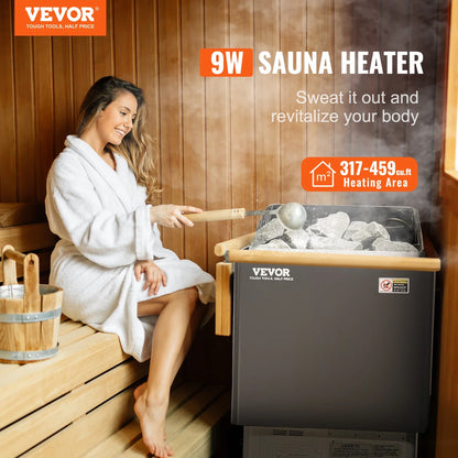 Succebuy Electric Sauna Heater, 3–9 kW, 220V