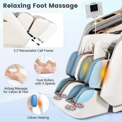 Therapy 36 3D SL-Track Massage Chair with Heat and Foot Rollers