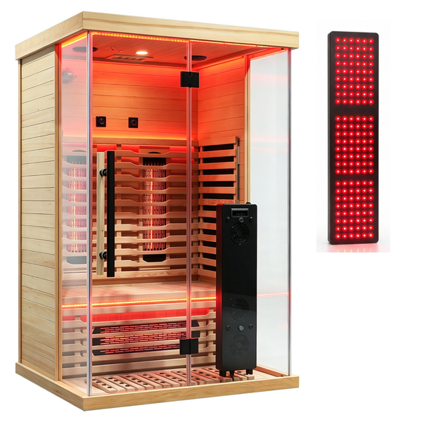 Blisspod Vantaa Red 2-Person Full-Spectrum Sauna