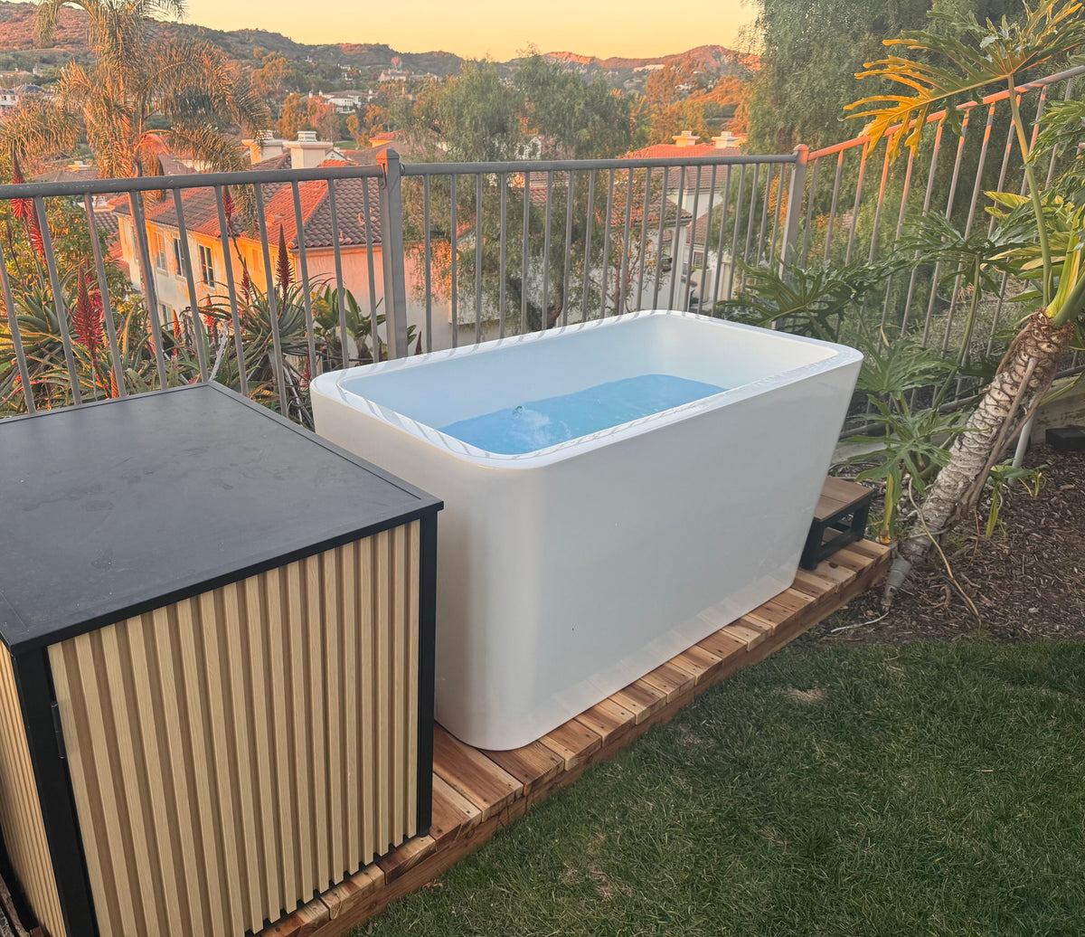 RevX Acrylic X Tub Cold Plunge with LUX Chiller and Filtration