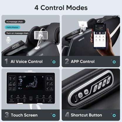Bosscare Zero-Gravity Shiatsu Massage Chair with Voice Control