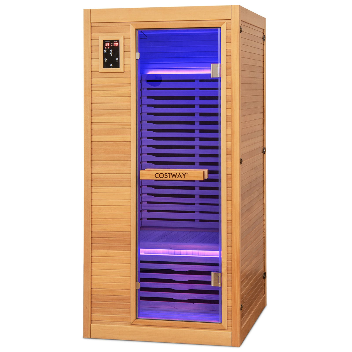1-2 Person Far Infrared Sauna with Bluetooth Speakers