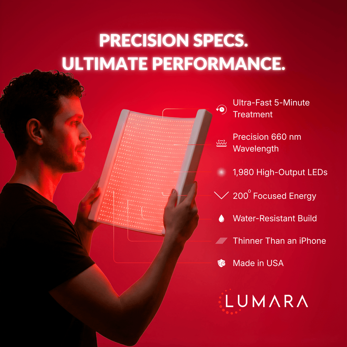 Lumara Illuminate Red V2 Red Light Panel