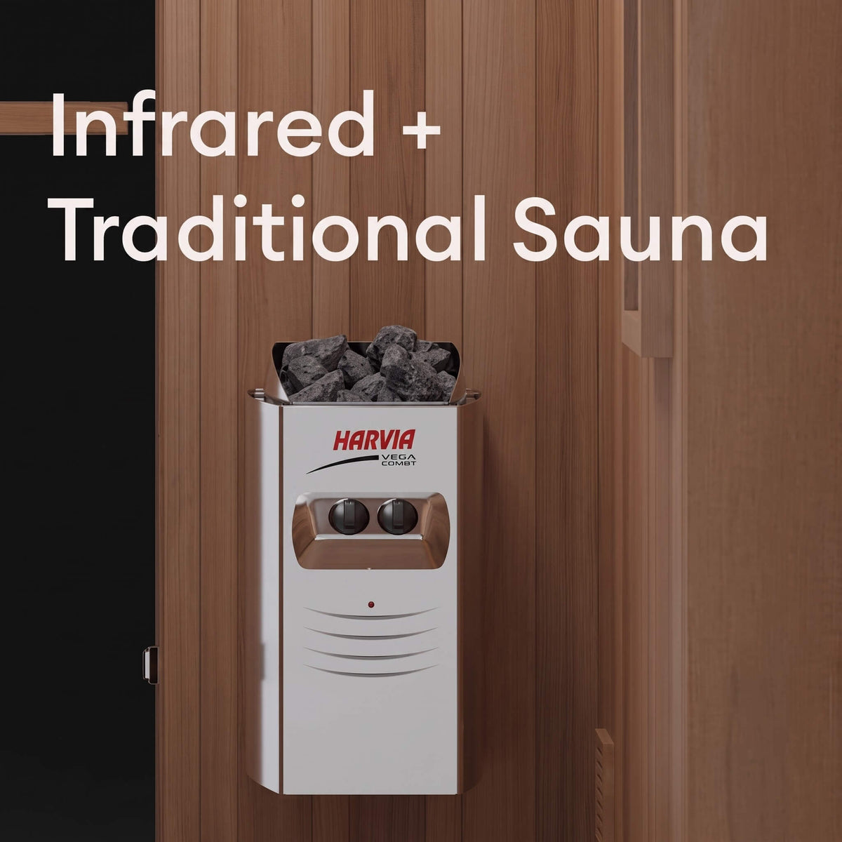 Finnmark Trinity FD-4 2-Person Infrared and Steam Sauna