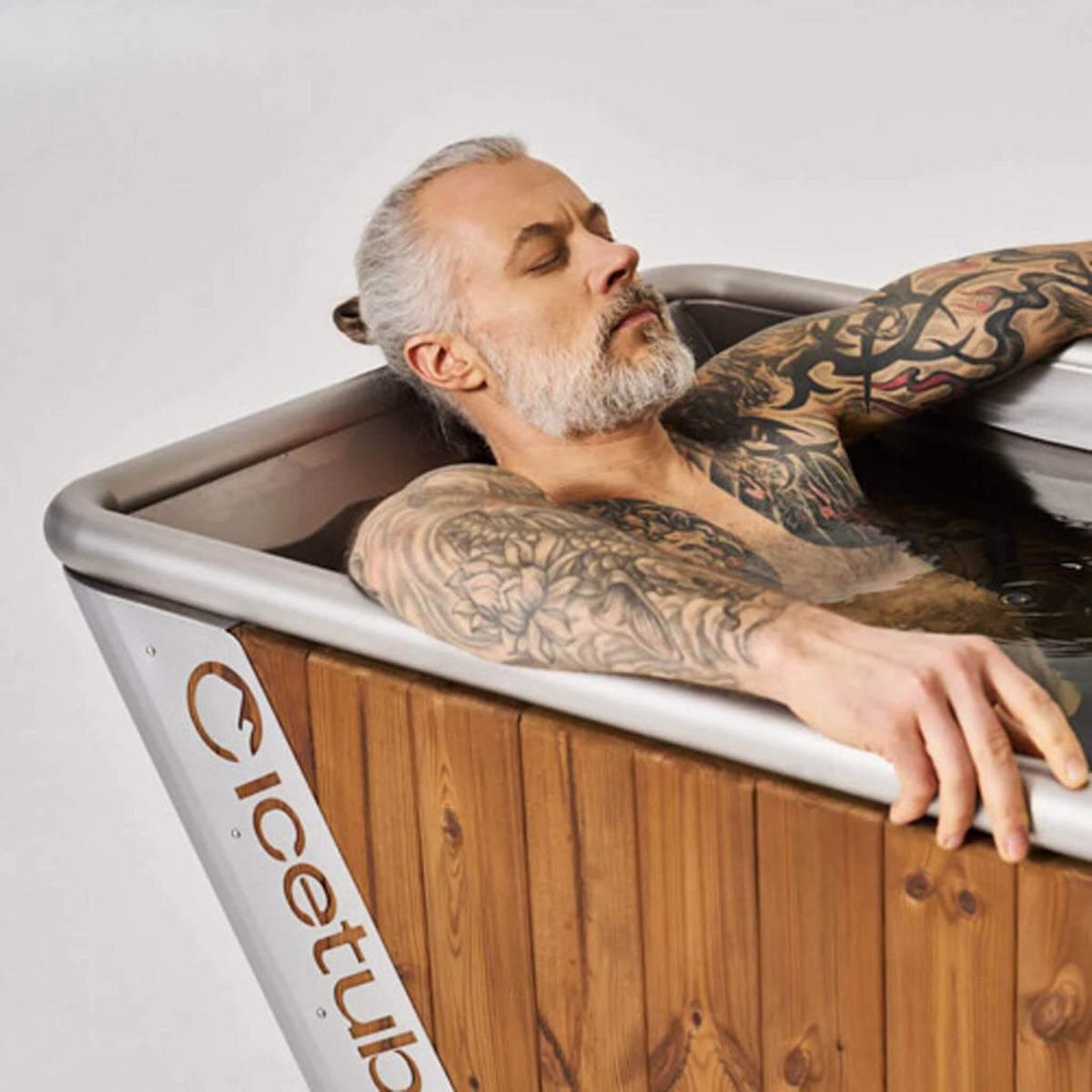 Icetubs IceBath Thermowood and Stainless Steel Cold Plunge