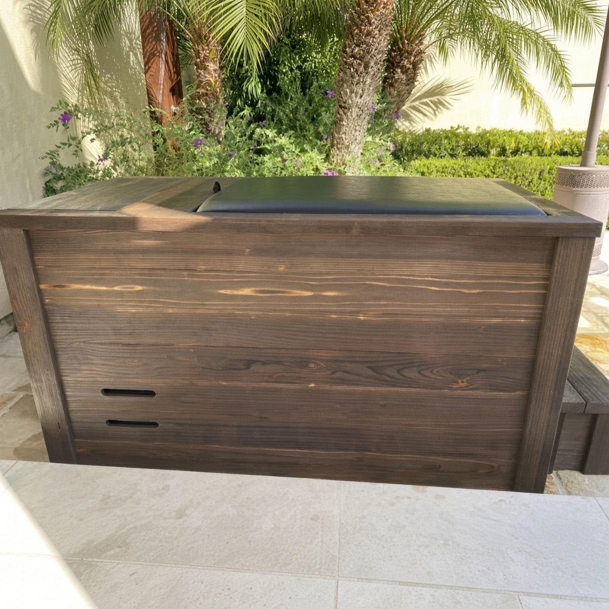 Kooru Cold Plunge Tub, Teak finish