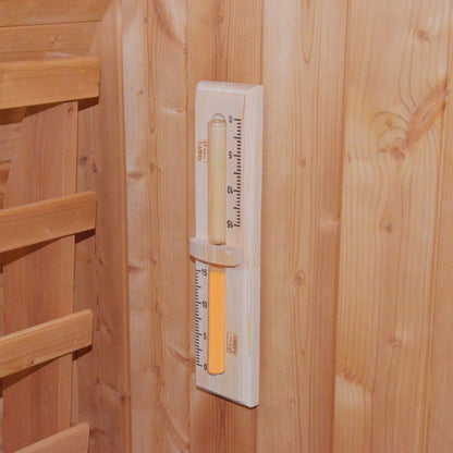 Ignite White Oak Outdoor Barrel Sauna with 4.5 kW Heater