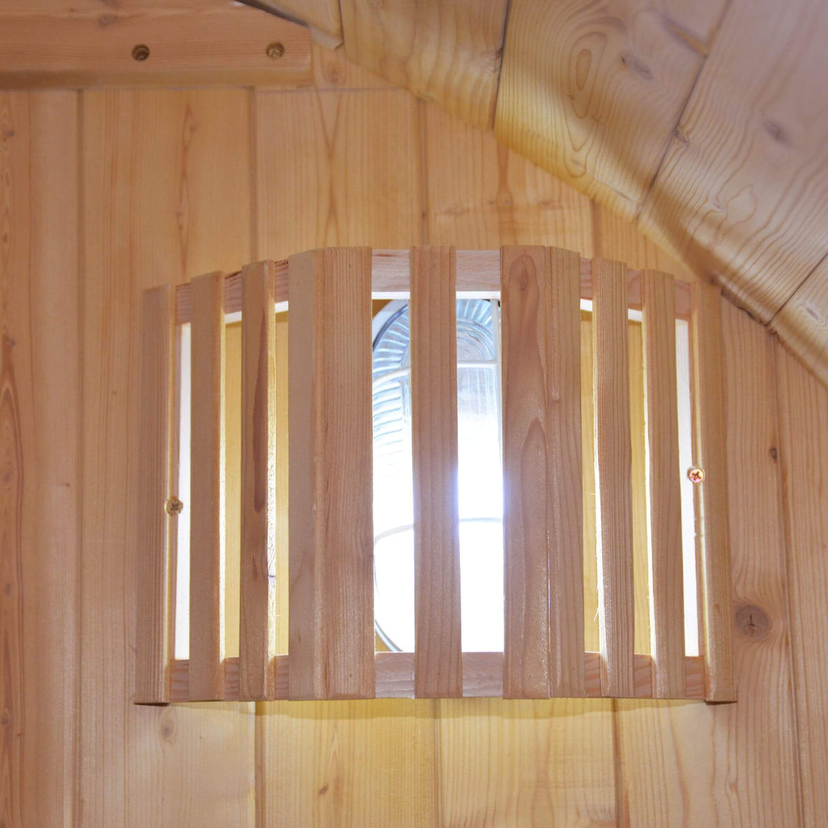 Ignite White Oak Outdoor Barrel Sauna with 4.5 kW Heater