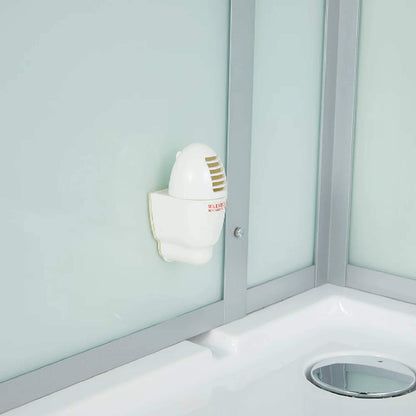 Maya Bath Platinum Arezzo Steam Shower with Rainfall Ceiling Head