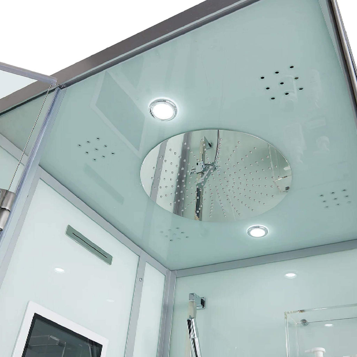 Maya Bath Platinum Arezzo Steam Shower with Rainfall Ceiling Head
