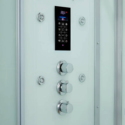 Maya Bath Platinum Arezzo Steam Shower with Rainfall Ceiling Head