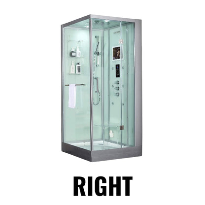 Maya Bath Platinum Arezzo Steam Shower with Rainfall Ceiling Head