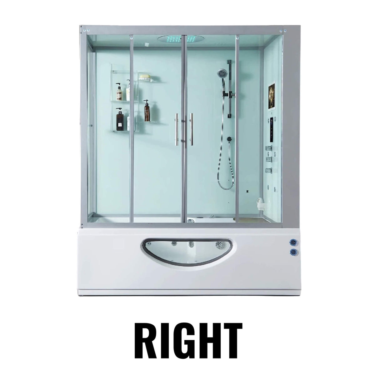 Maya Bath Platinum Catania Steam Shower with 6 Body Jets