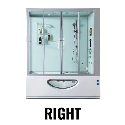 Maya Bath Platinum Catania Steam Shower with 6 Body Jets