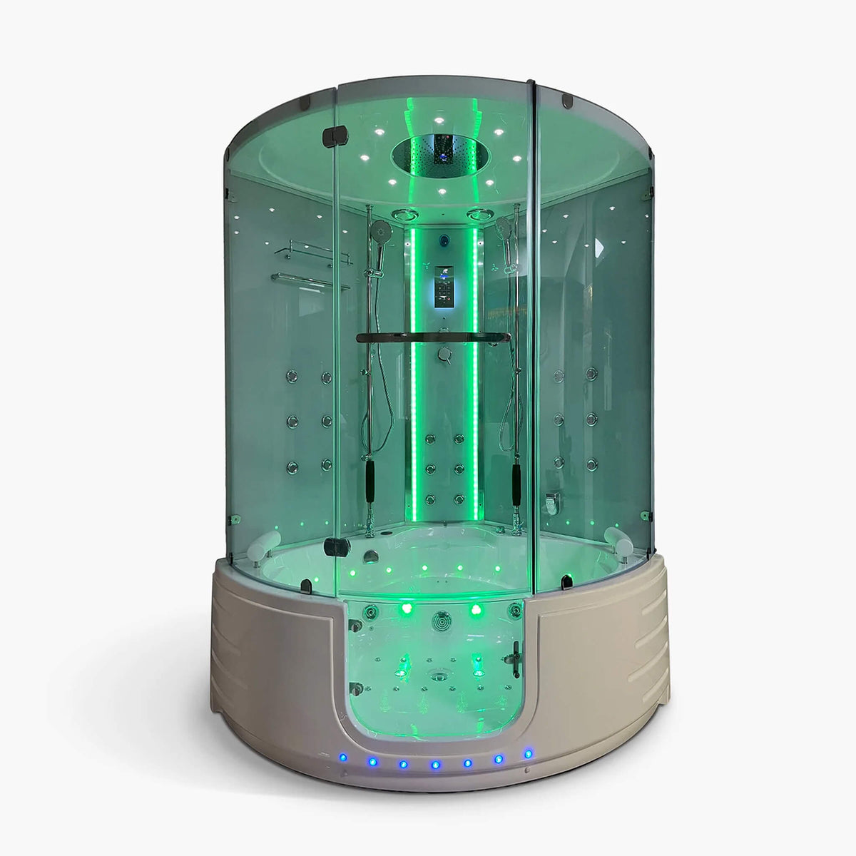 Maya Bath Platinum Comfort Steam Shower with Whirlpool Tub