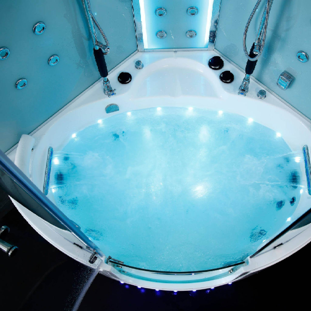 Maya Bath Platinum Comfort Steam Shower with Whirlpool Tub